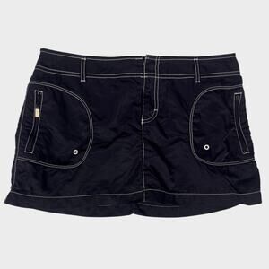 Nautica Small Black Mini Skirt 100% Nylon